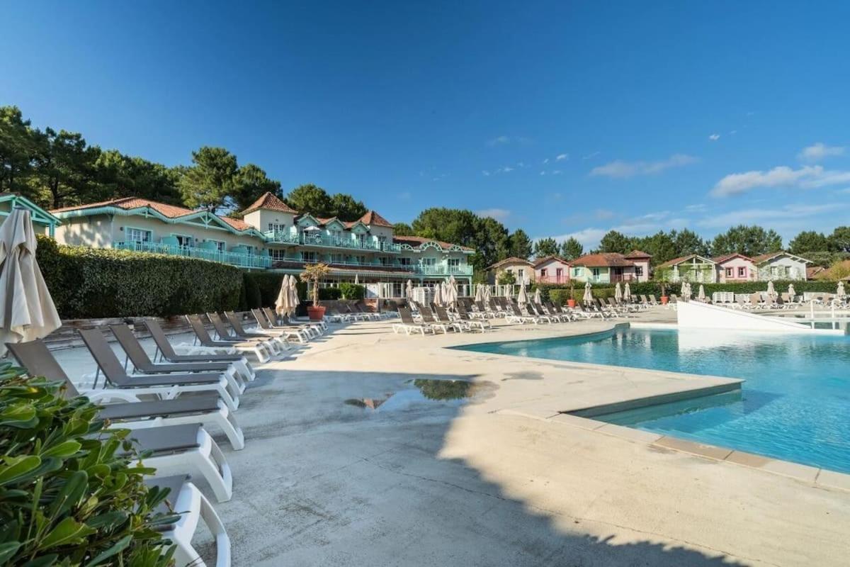 Maison Sur Golf Avec Piscine Chauffee A Lacanau Ocean Экстерьер фото